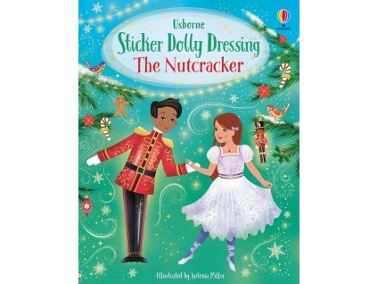 Sticker Dolly Dressing The Nutcracker samolepkovy sesit oblekani panenek Louskacek 9781803707761 1