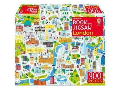 Usborne Book and Jigsaw London 9781805314622 puzzle kniha Londyn 1