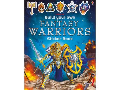 Build your own fantasy warriors sticker book