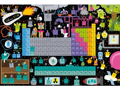 Periodic table picture book and jigsaw