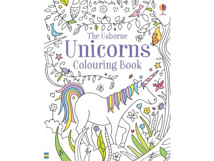 Unicorns colouring book