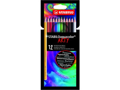 STABILO ARTYline Aquacolor - akvarelové pastelky (12/24 ks) (Počet kusů 24)