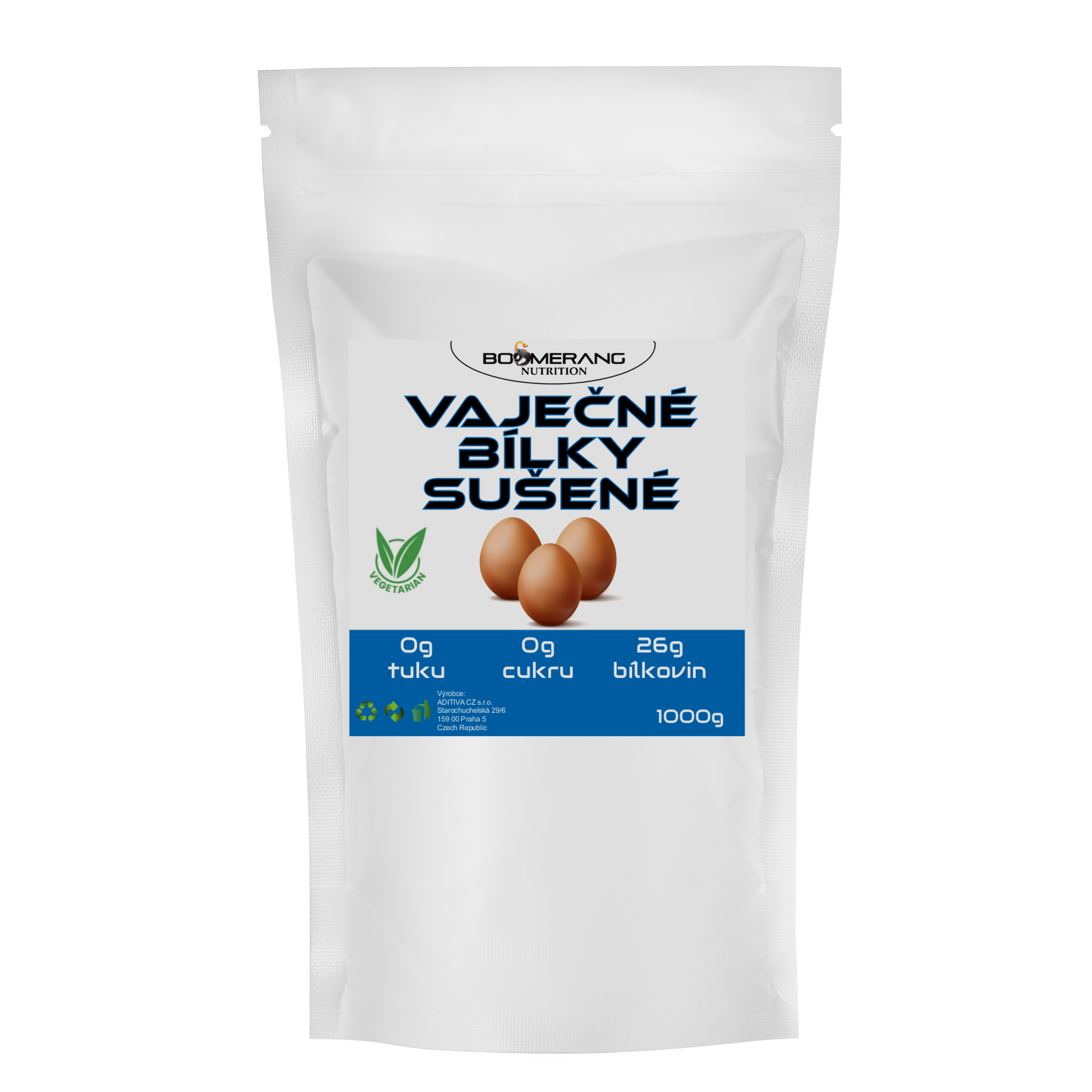 Sušené vaječné bílky ve fitness