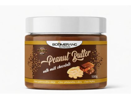 arašídové máslo s mléčnou čokoládou
