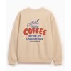 Dámska mikina "Coffee before chaos" - Špeciálna edícia Mini&me