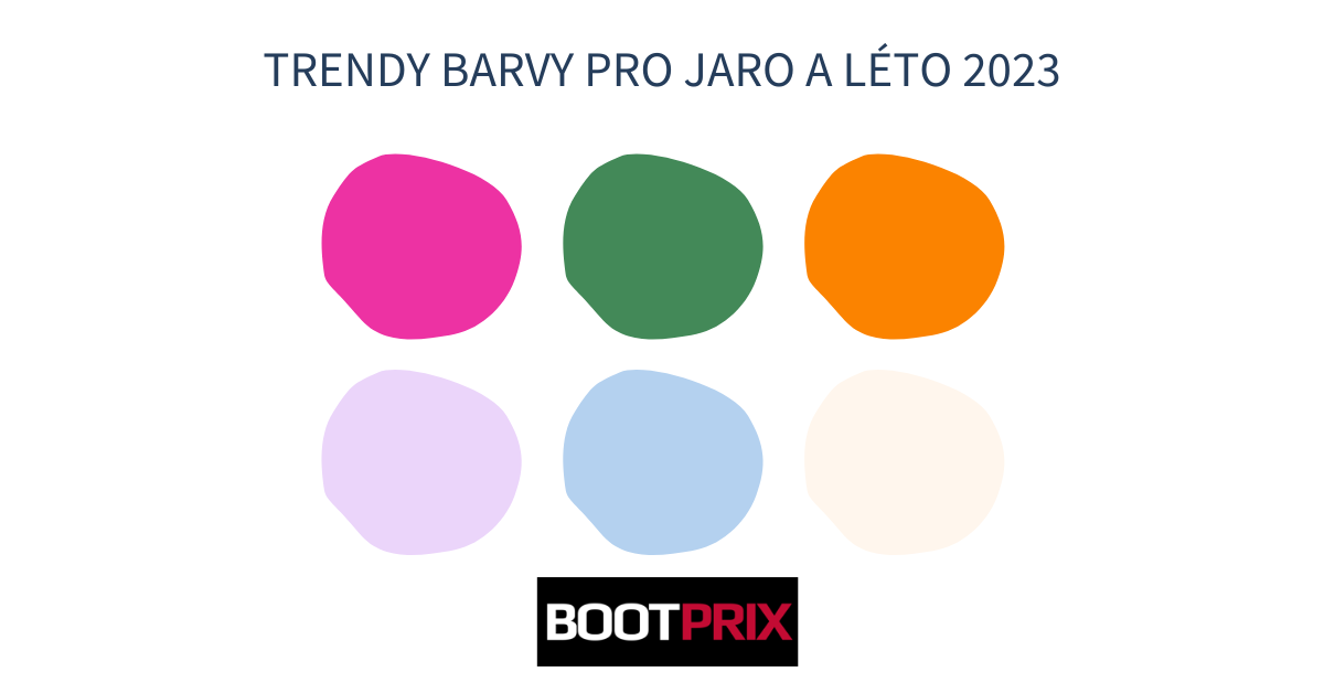 Trendy barvy jara a léta 2023