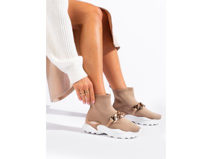 Nazouvací sneakersy s řetízkem (Velikost 37.5)