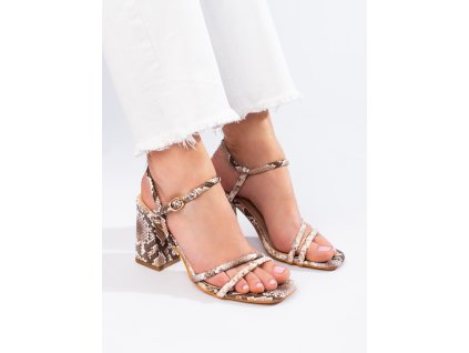 Sandálky s širokým podpatkem Vinceza (Velikost 37.5)