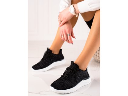 LEHKÉ ČERNÉ BOTY (Velikost 37.5)