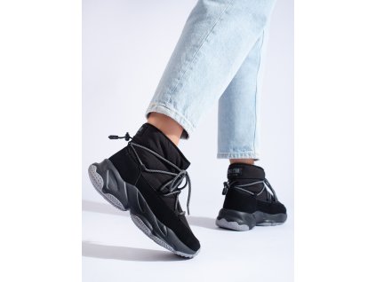 Černé dámské sněhule BIG STAR KK274274 (Velikost 37.5)