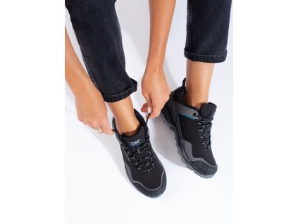 Šedé dámské trekové boty DK Waterproof (Velikost 37.5)