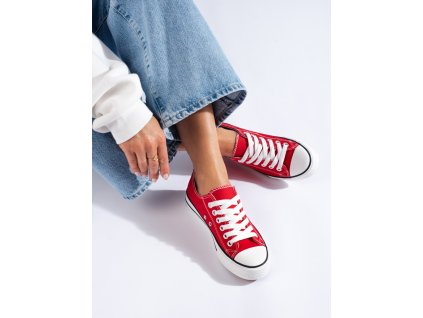 Červené klasické tenisky (Velikost 37.5)