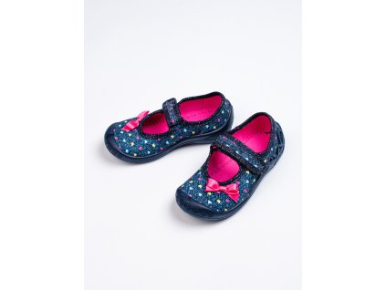 Bačkory pro holky na suchý zip se srdíčky (Velikost 36)