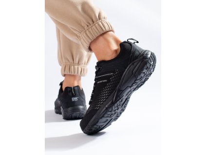 Dámské trekové boty na silné podrážce DK černé (Velikost 37.5)