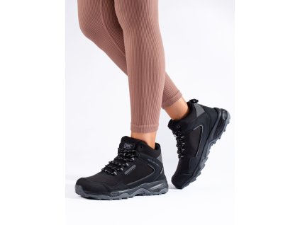 Vysoké dámské trekové boty DK černo-šedá (Velikost 37.5)