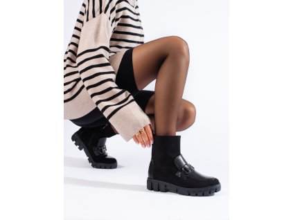 Dámské černé workery Vinceza (Velikost 37.5)