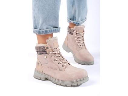 Dámské zateplené traperky (Velikost 37.5)