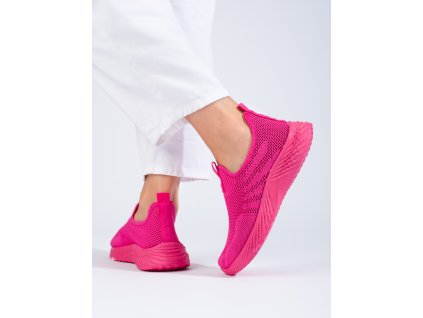 Dámské dírkované sportovní boty fuchsiové (Velikost 37.5)