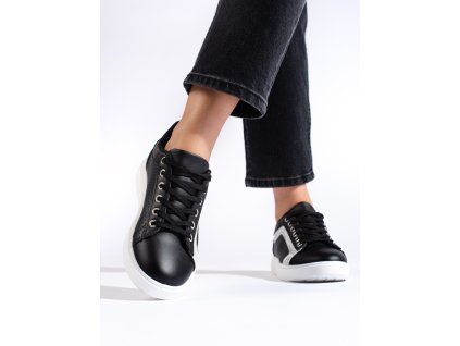 Klasická pohodlná dámská sportovní obuv černá Shelovet