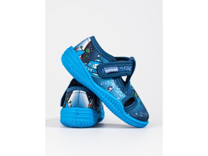 Pantofle pro kluka Viggami space blue Jupiter (Velikost 36)
