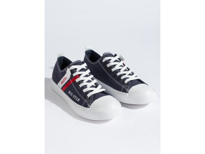 Tmavě modré pánské tenisky BIG STAR LL174006 (Velikost 40.5)