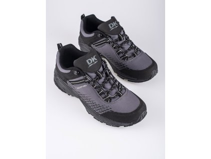 Pánské trekové boty na hrubé podrážce DK šedé (Velikost 40.5)