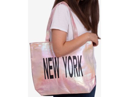 Velká dámská textilní taška Shelovet růžová