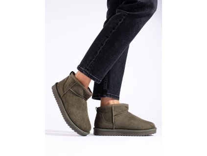 Tmavě zelené dámské sněhule (Velikost 36)