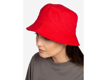 Dámská čepice - klobouk červený