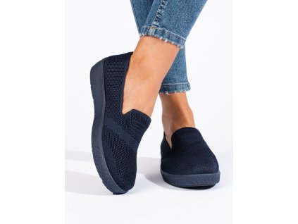 Nazouvací tenisky slip on tmavě modré