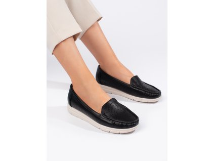 Černé dámské mokasíny (Velikost 36)