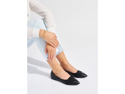 Černé dámské baleríny (Velikost 36)