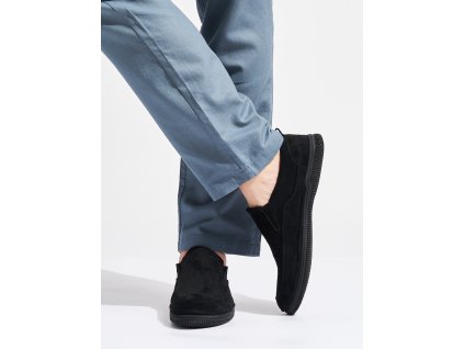 Pánské cerné mokasíny (Velikost 40)