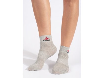 Šedé ponožky Vico 3 ks v balení (Velikost 35-38)