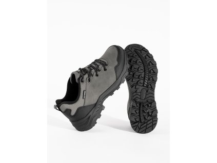 Pánské šedé trekové boty (Velikost 41)