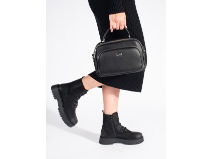 Černá dámská kabelka s uchem (Velikost one size)