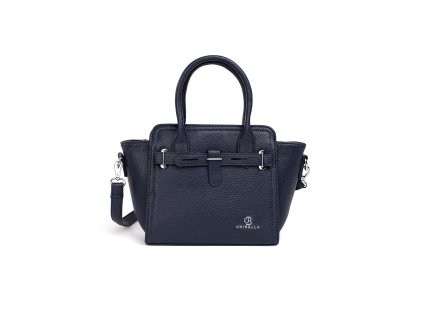 Tmavě modrá dámská kabelka se stříbrnými prvky (Velikost one size)