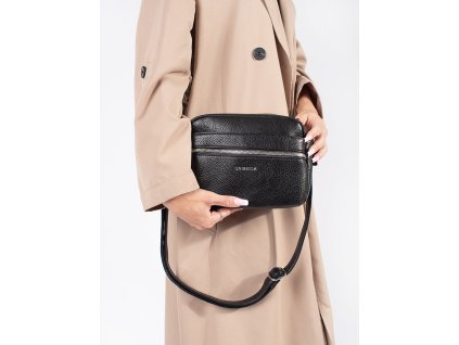 Malá černá dámská kabelka přes rameno (Velikost one size)