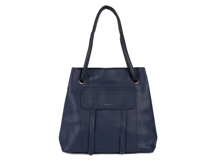 Tmavě modrá kabelka shopper (Velikost one size)