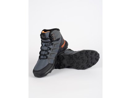 Šedé zateplené pánské trekové boty (Velikost 41)