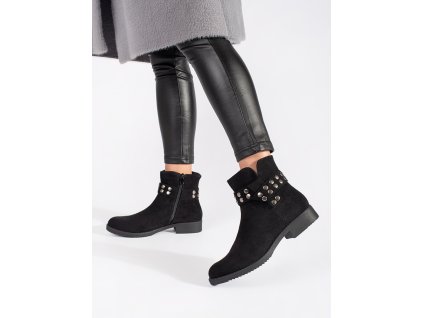 Semišové nízké dámské kotníkové boty (Velikost 36)