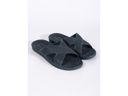 Tmavě modré pánské žabky na bazén (Velikost 40)