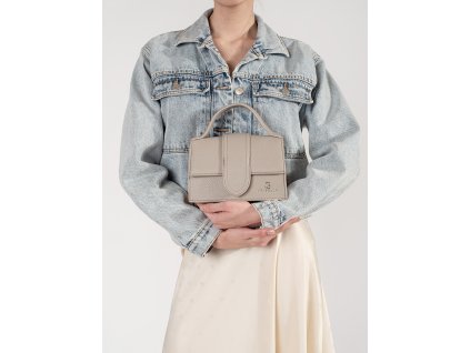 Šedá malá kabelka s uchem (Velikost one size)