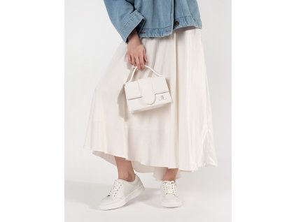 Bílá malá kabelka s uchem (Velikost one size)