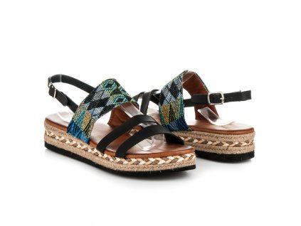ESPADRILKY NA PLATFORMĚ ETHNIC STYLE (Velikost 42)
