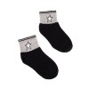 Dětské ponožky Shelovet černé s hvězdou
