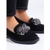 Dámské černé semišové mokasíny Potocki (Velikost 37.5)