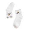 Dětské ponožky  bílé Smile (Velikost 24-27)