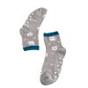 Dětské protiskluzové ponožky Shelovet šedé kočky