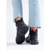 Pohodlné dámské trekové boty s vysokým svrškem DK černé (Velikost 37.5)